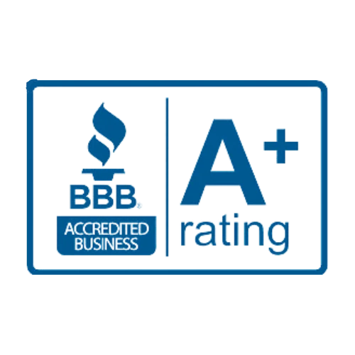 BBB Accredited Business with an A plus rating